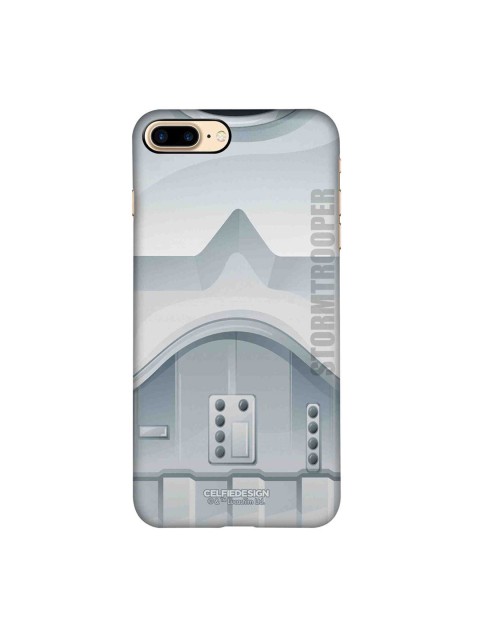 

CelfieDesign Grey Attire Trooper iPhone 8 Plus Slim Back Case
