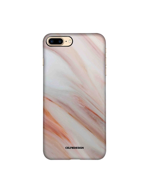 

CelfieDesign Beige & White iPhone 8 Plus Slim Back Case