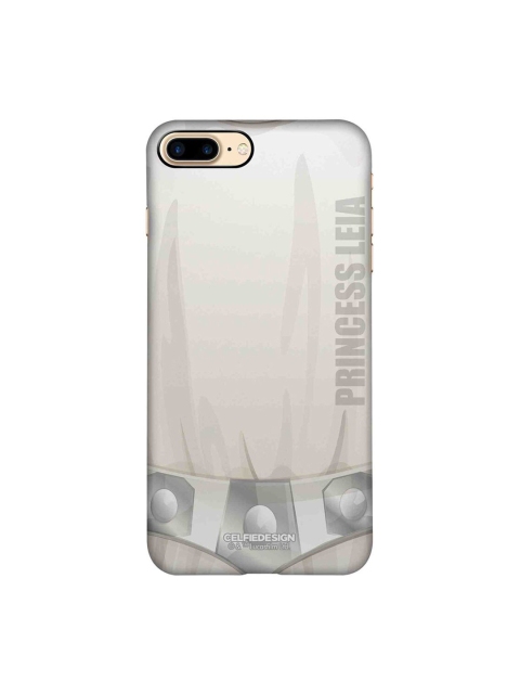 

CelfieDesign White & Grey Attire Leia iPhone 8 Plus Slim Back Case
