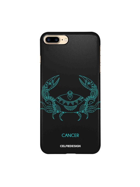 

CelfieDesign Black & Teal Cancer iPhone 8 Plus Slim Back Case
