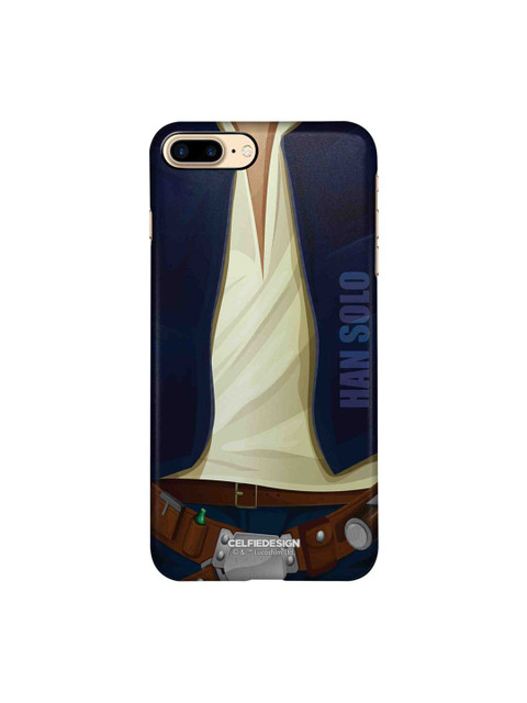 

CelfieDesign Navy Blue & Off-White Attire Han iPhone 8 Plus Slim Back Case
