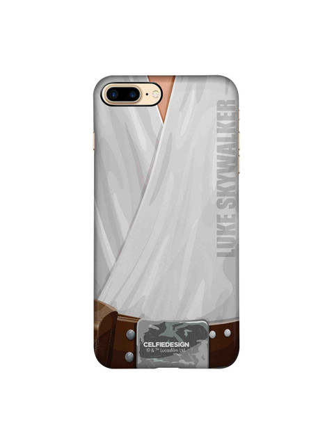 

CelfieDesign White & Brown Attire Luke iPhone 8 Plus Slim Back Case
