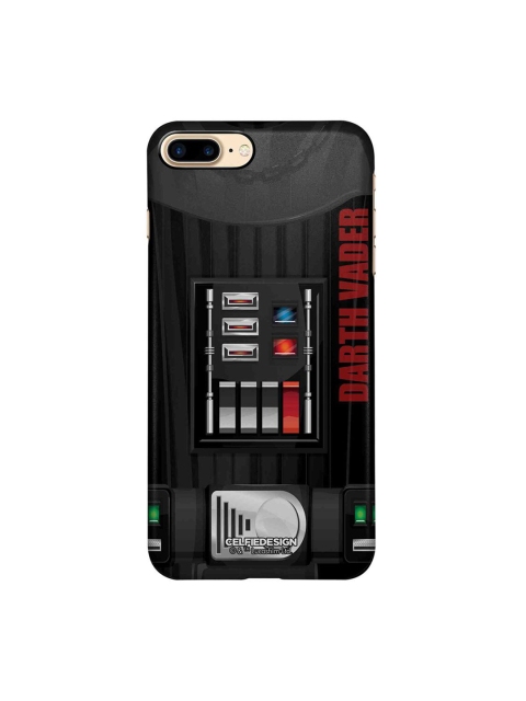 

CelfieDesign Multi-coloured Attire Vader iPhone 8 Plus Slim Back Case, Black