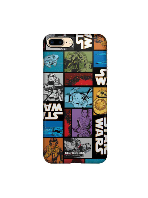 

CelfieDesign Black & Blue Star Wars iPhone 8 Plus Slim Back Case
