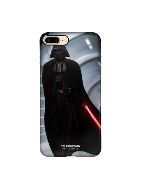 

CelfieDesign Grey & Black Vader Walk iPhone 8 Plus Slim Back Case
