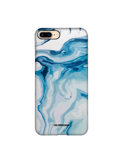 

CelfieDesign Blue & White Liquid Funk iPhone 8 Plus Slim Back Case