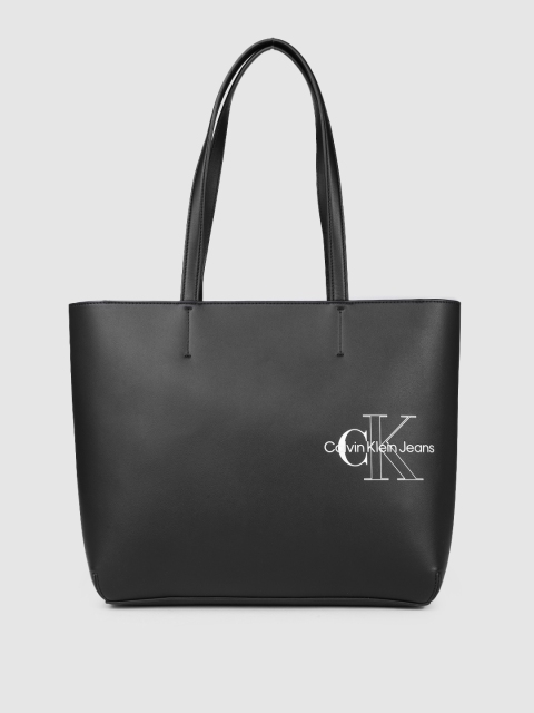 

Calvin Klein Black Solid Structured Shoulder Bag