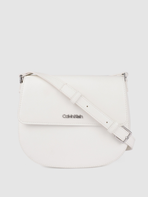 

Calvin Klein Women White Solid Sling Bag
