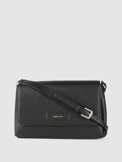 

Calvin Klein Women Black Solid Structured Sling Bag