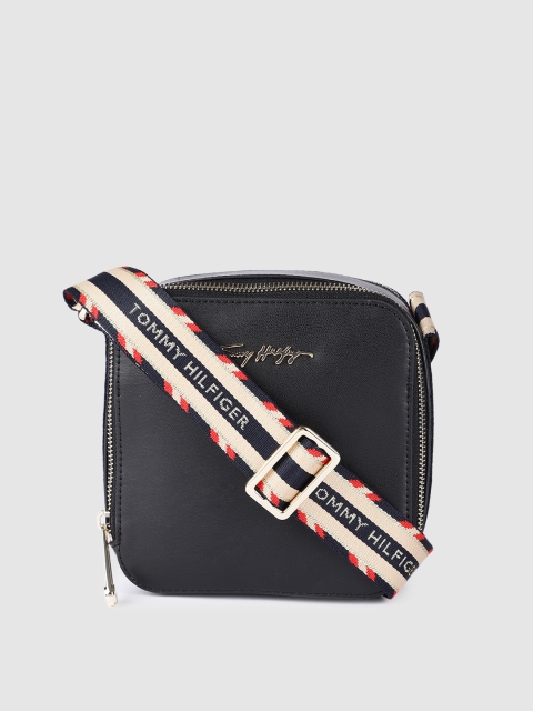 

Tommy Hilfiger Black Solid Sling Bag