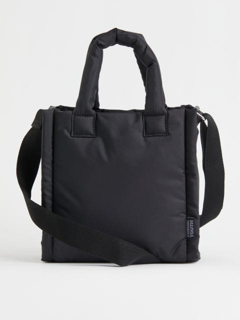 

H&M Black Solid Small Shopper Handheld Bags