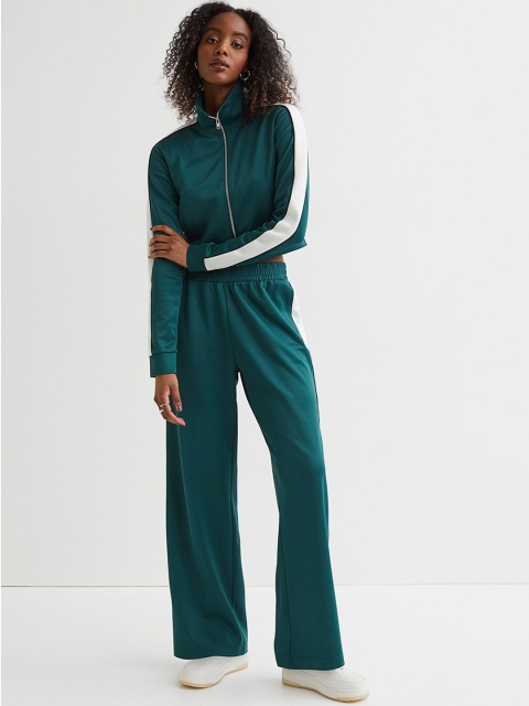 

H&M Women Green Track Pants
