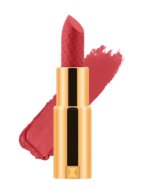 

MISS ROSE Women Red Professional Non Transfer Sumdge Proof Long Lasting Creamy Matte Lipstick