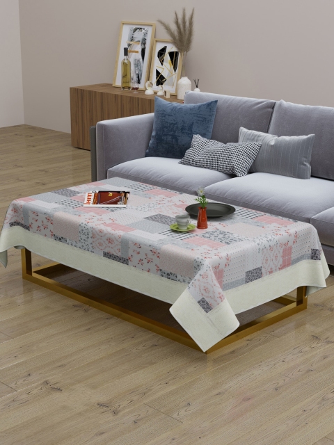 

Clasiko Grey & Pink Floral 2 Seater Centre Table Cover