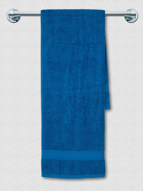 

Jockey Blue Solid Cotton Bath Towel