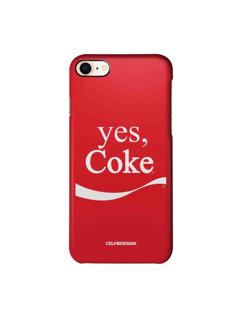 

CelfieDesign Red & White Yes Coke Typography Printed iPhone 8 Slim Back Case