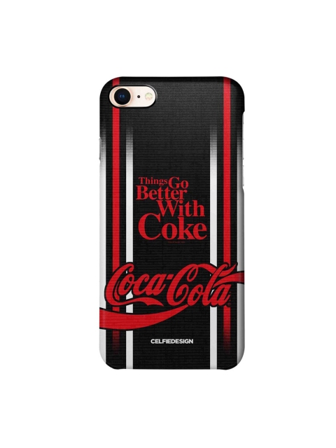 

CelfieDesign Black & Red Better With Coke iPhone 8 Back Case