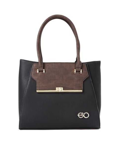 

E2O Black & Brown Shoulder Bag