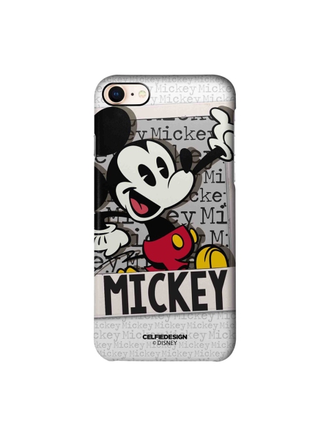 

CelfieDesign Black & Red Printed Hello Mr Mickey iPhone 8 Slim Back Case