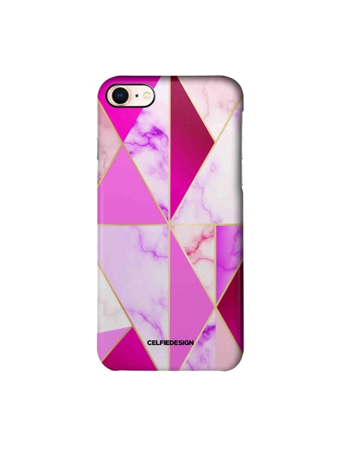 

CelfieDesign Violet & White Marble Crush iPhone 8 Slim Back Case