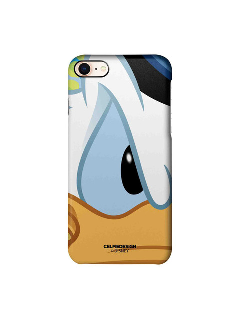 

CelfieDesign White & Blue Zoom Up Donald iPhone 8 Slim Back Case