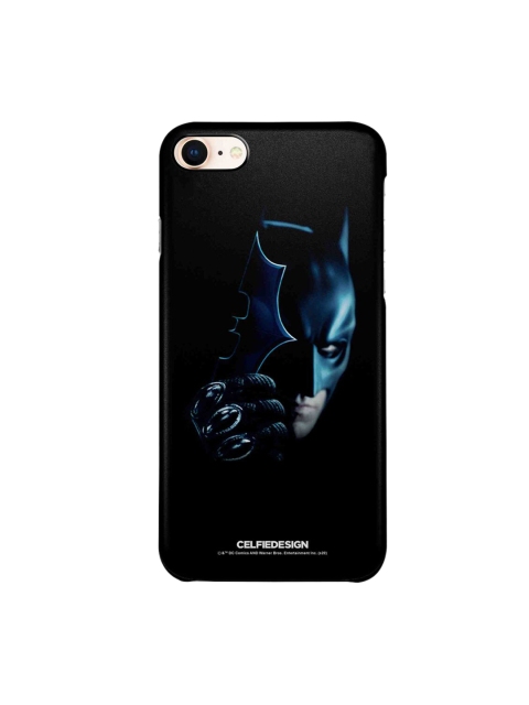 

CelfieDesign Black & Blue I am Batman Printed iPhone 8 Slim Back Case