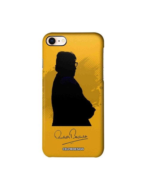 

CelfieDesign Mustard Yellow & Black BB With Signature Graphic iPhone 8 Slim Back Case