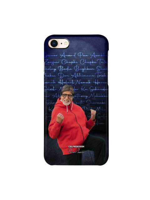 

CelfieDesign Navy Blue & Red AB Wall of fame iPhone 8 Slim Back Case