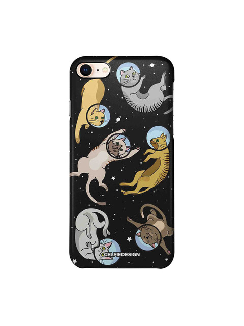 

CelfieDesign Black & Yellow Cat in Space Printed iPhone 8 Slim Back Case
