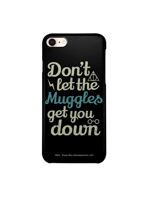 

CelfieDesign Black & Mint Green Muggle Theory Typography Printed iPhone 8 Slim Back Case