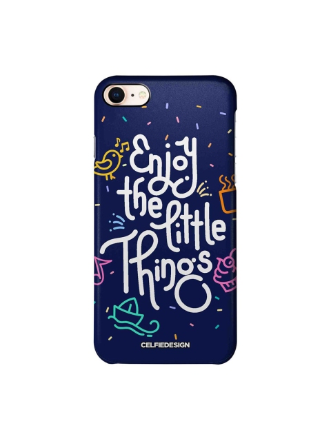 

CelfieDesign Blue & White Enjoy The Little Things iPhone 8 Plus Slim Back Case