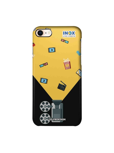 

CelfieDesign Yellow & Black Inox Cinema iPhone 8 Slim Back Case