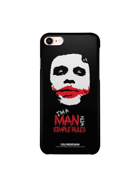 

CelfieDesign Black & White Man With Simple Rules Printed iPhone 8 Slim Back Case