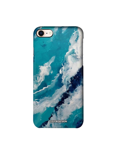 

CelfieDesign Blue & White Frothy Waves Abstract Printed iPhone 8 Slim Back Case