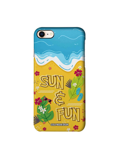 

CelfieDesign Blue & Yellow Sun And Fun iPhone 8 Slim Back Case
