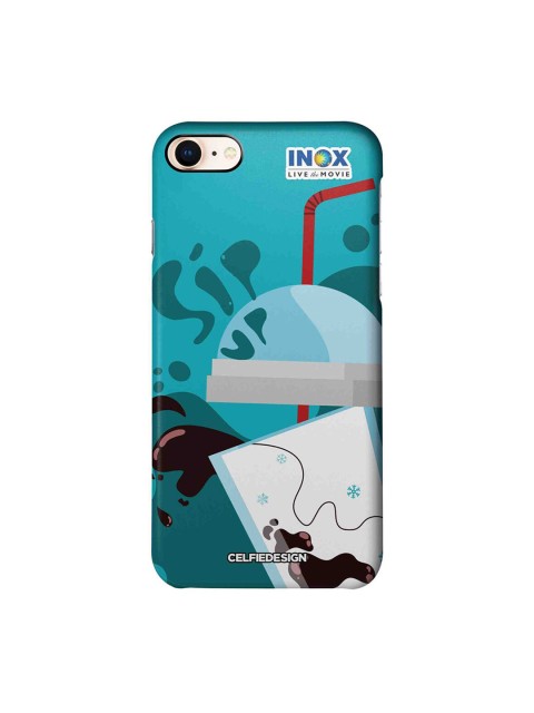 

CelfieDesign Blue & White Inox Sipup iPhone 8 Slim Back Case