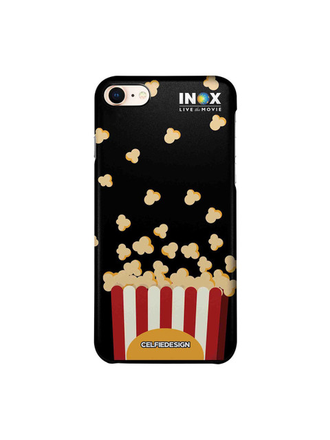 

CelfieDesign Black & Yellow Popcorn Printed iPhone 8 Slim Back Case