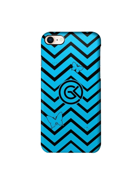 

CelfieDesign Blue & Black Waves iPhone 8 Slim Back Case