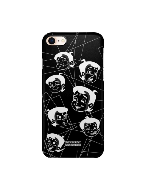 

CelfieDesign Black & White Moods Of Bheem iPhone 8 Slim Back Case
