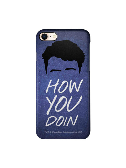 

CelfieDesign Blue & Black Printed iPhone 8 Slim Back Case