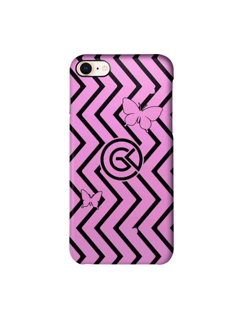 

CelfieDesign Pink & Black Bolt iPhone 8 Slim Back Case