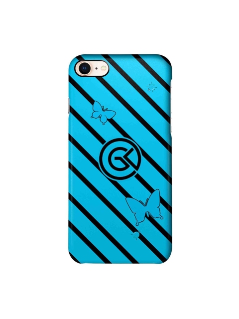

CelfieDesign Blue & Black Rain iPhone 8 Slim Back Case