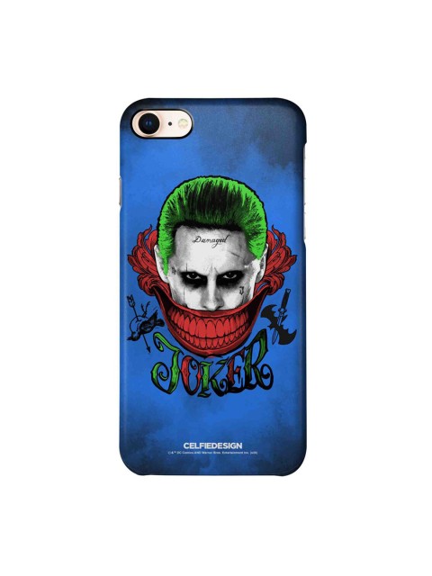 

CelfieDesign Blue & Red Printed Joker iPhone 8 Slim Back Case