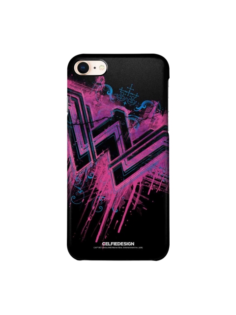 

CelfieDesign Black & Purple Wonder Woman Splatter Plastic iPhone 8 Back Case