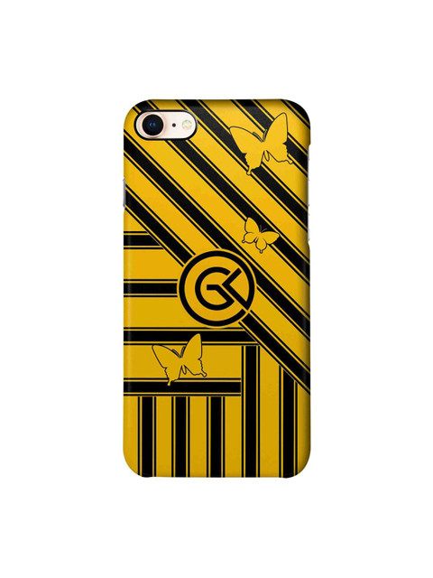 

CelfieDesign Black & Yellow The Cycle Printed iPhone 8 Slim Back Case