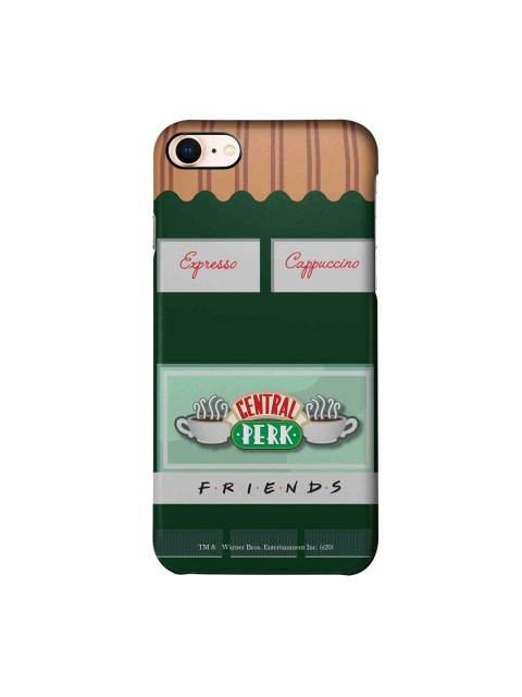 

CelfieDesign Green & Grey F.R.I.E.N.D.S Central Perk Typography iPhone 8 Slim Back Case