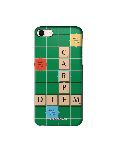 

CelfieDesign Green & Cream Scrabble Game iPhone 8 Slim Back Case