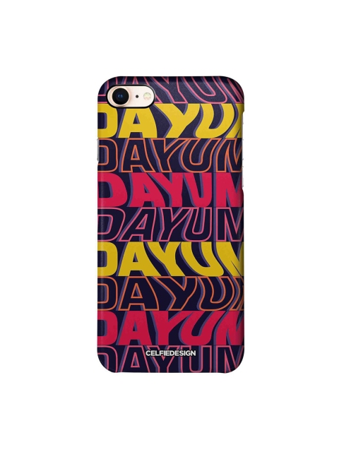 

CelfieDesign Multi-Coloured Dayum iPhone 8 Slim Back Case