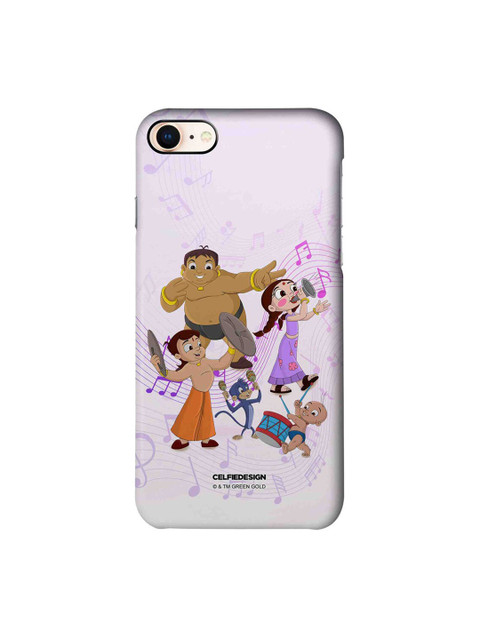 

CelfieDesign Multi-Coloured Chota Bheem Musical Printed iPhone 8 Slim Back Case
