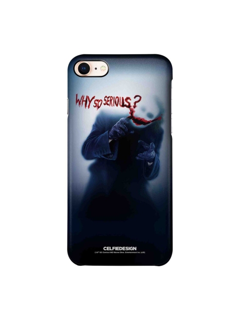 

CelfieDesign Black & Red Printed Why So Serious iPhone 8 Slim Back Case